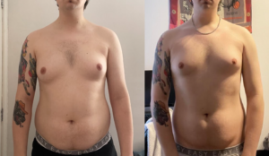 Harry before and after transformation weight loss glitch coaching